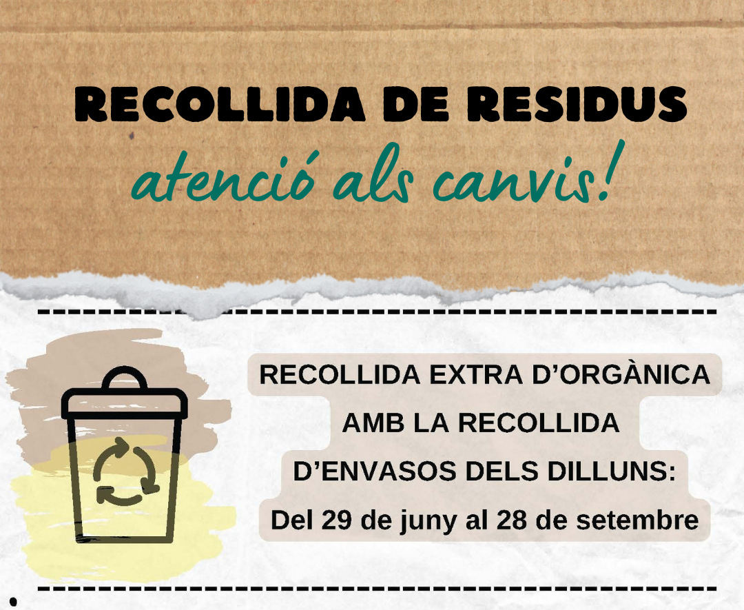 horari estiu residus noti horari estiu residus noti